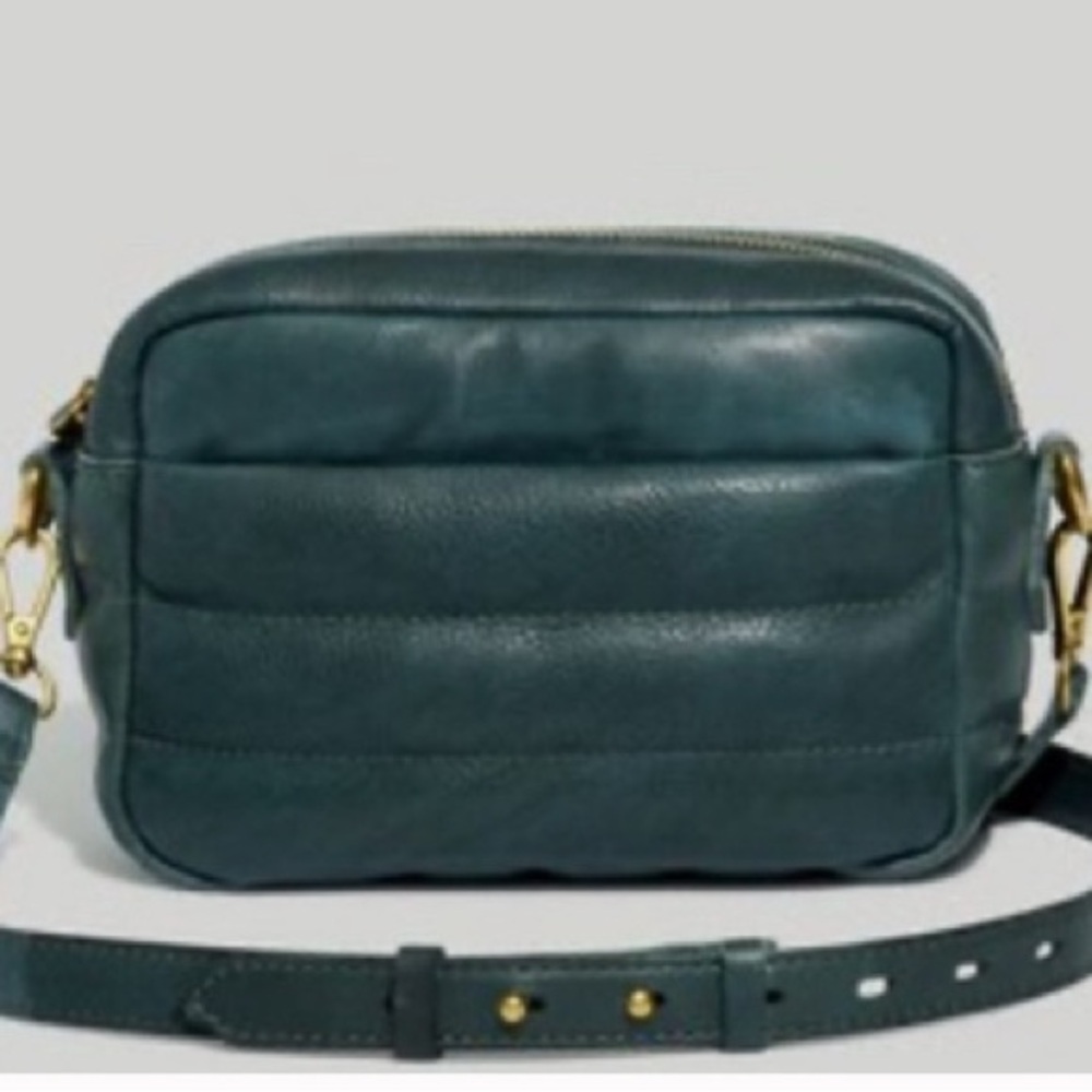 Madewell crossbody puff camera bag